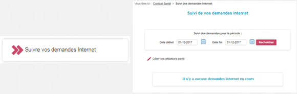 suivre vos demandes internet