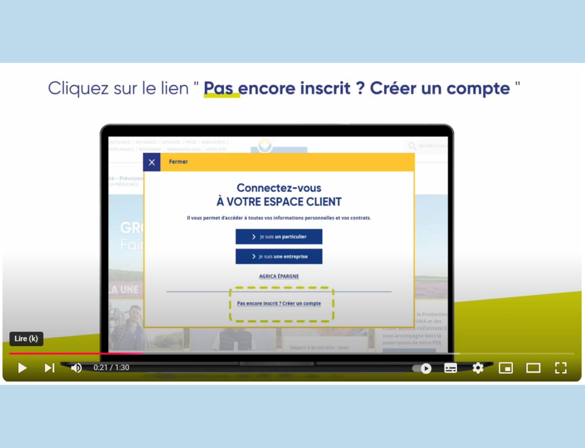 Espace client